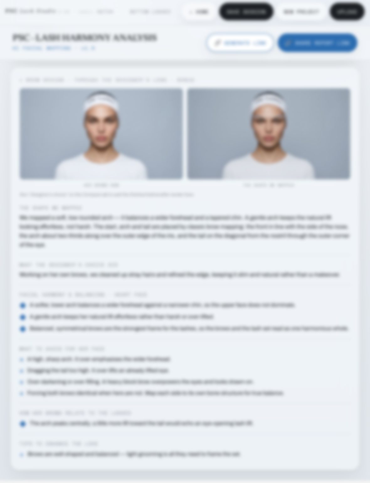 Eye Designer Compass client report